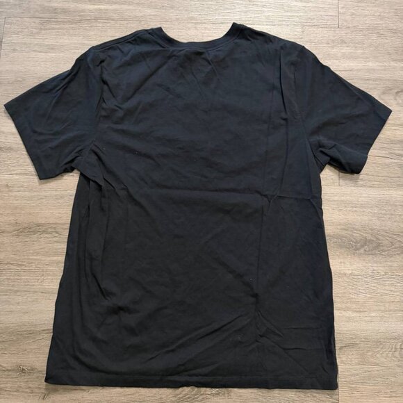 Nike Red Swoosh Logo Graphic Black T-Shirt Men’s Size XL - Picture 2 of 8